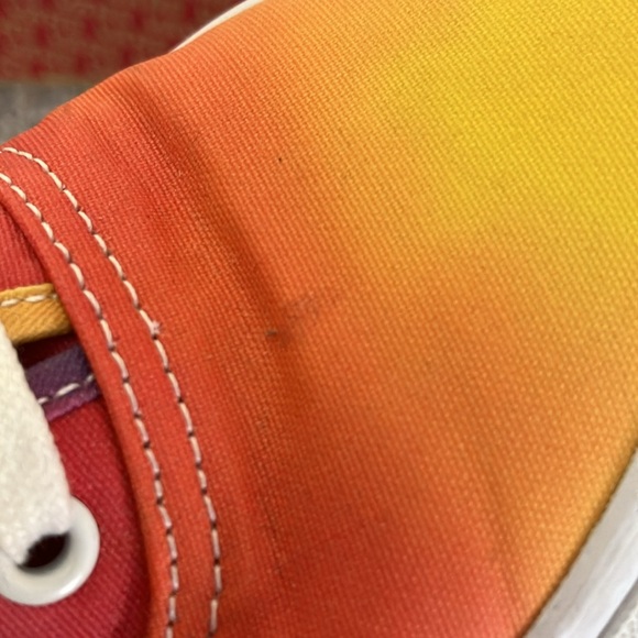 Vans Colorimetry Rainbow Tie-Dye Lace Up Low Top Skate Sneaker - Picture 2 of 7